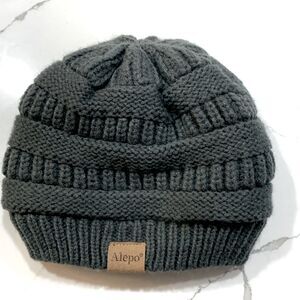 ALEPO | Grey Baby Winter Beanie Fleece Knit Hat